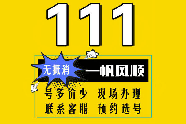 成武尾號111吉祥號