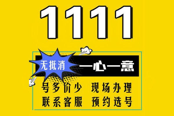 成武尾號1111手機(jī)靚號