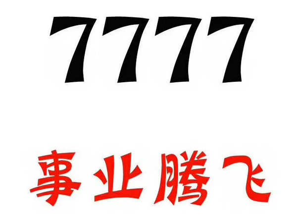 單縣尾號7777吉祥號